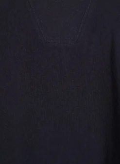 Lockere Bluse mit Kragen und 1/2 Ärmeln