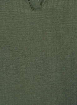 Lockere Bluse mit kurzen Ärmeln