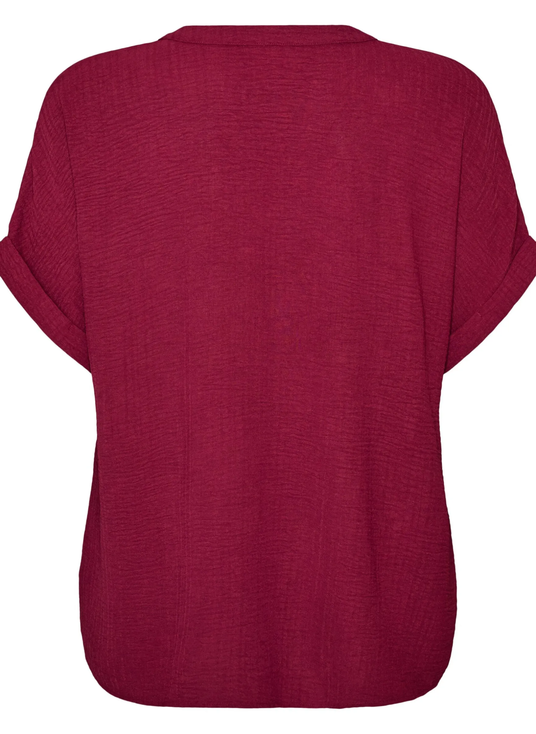 Lockere Bluse mit kurzen Ärmeln