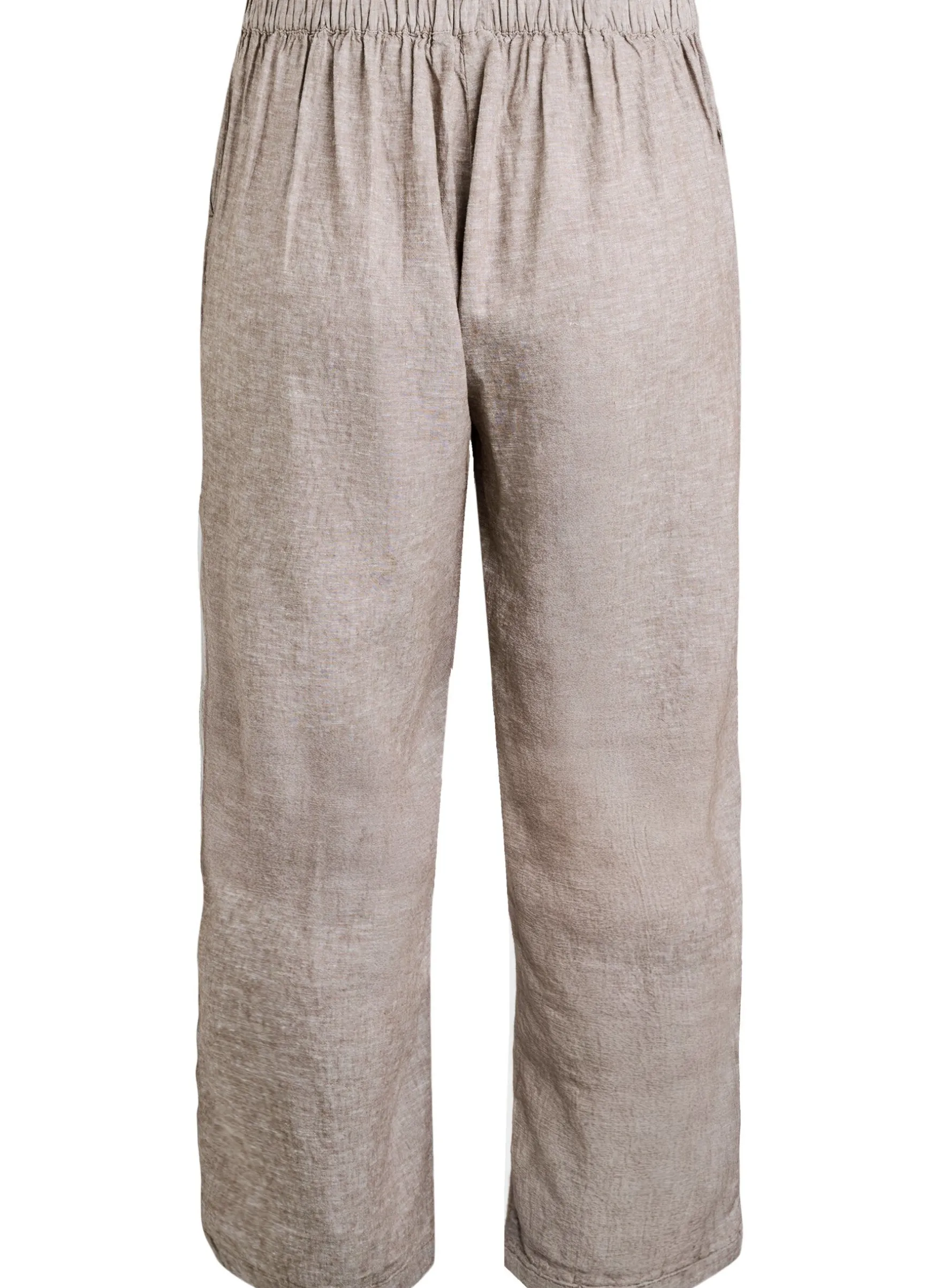 Lockere Hose aus Leinen und Viskose