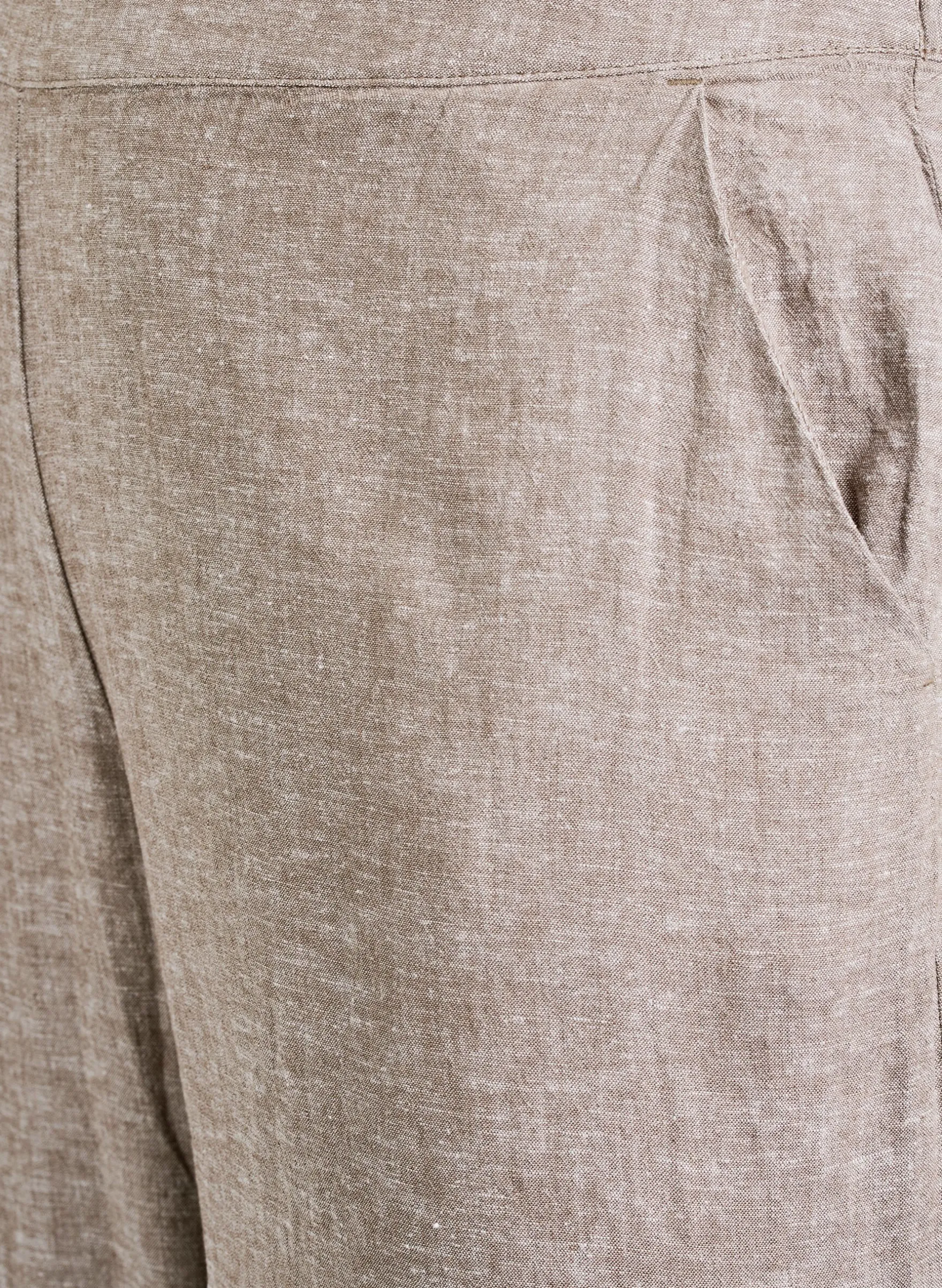Lockere Hose aus Leinen und Viskose