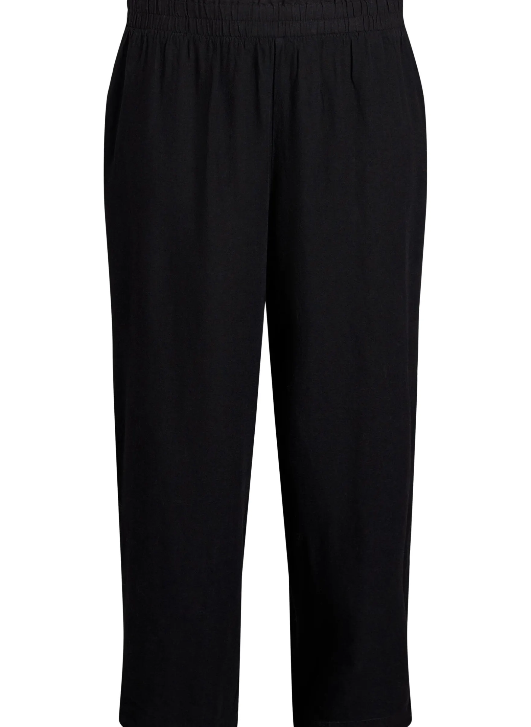 Lockere Hose aus Leinen und Viskose