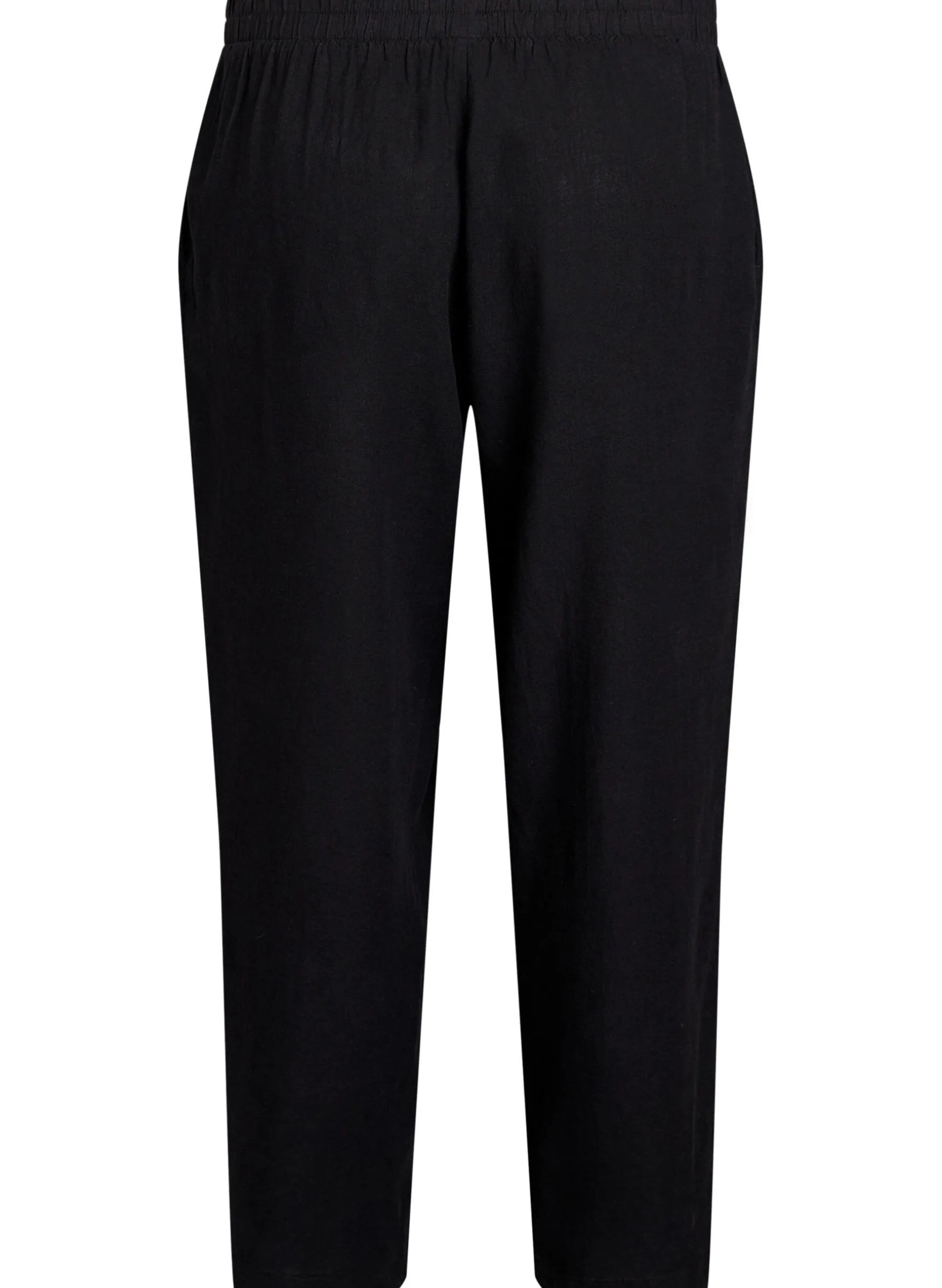 Lockere Hose aus Leinen und Viskose