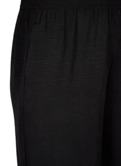 Lockere Hose mit elastischem Bund und Taschen
