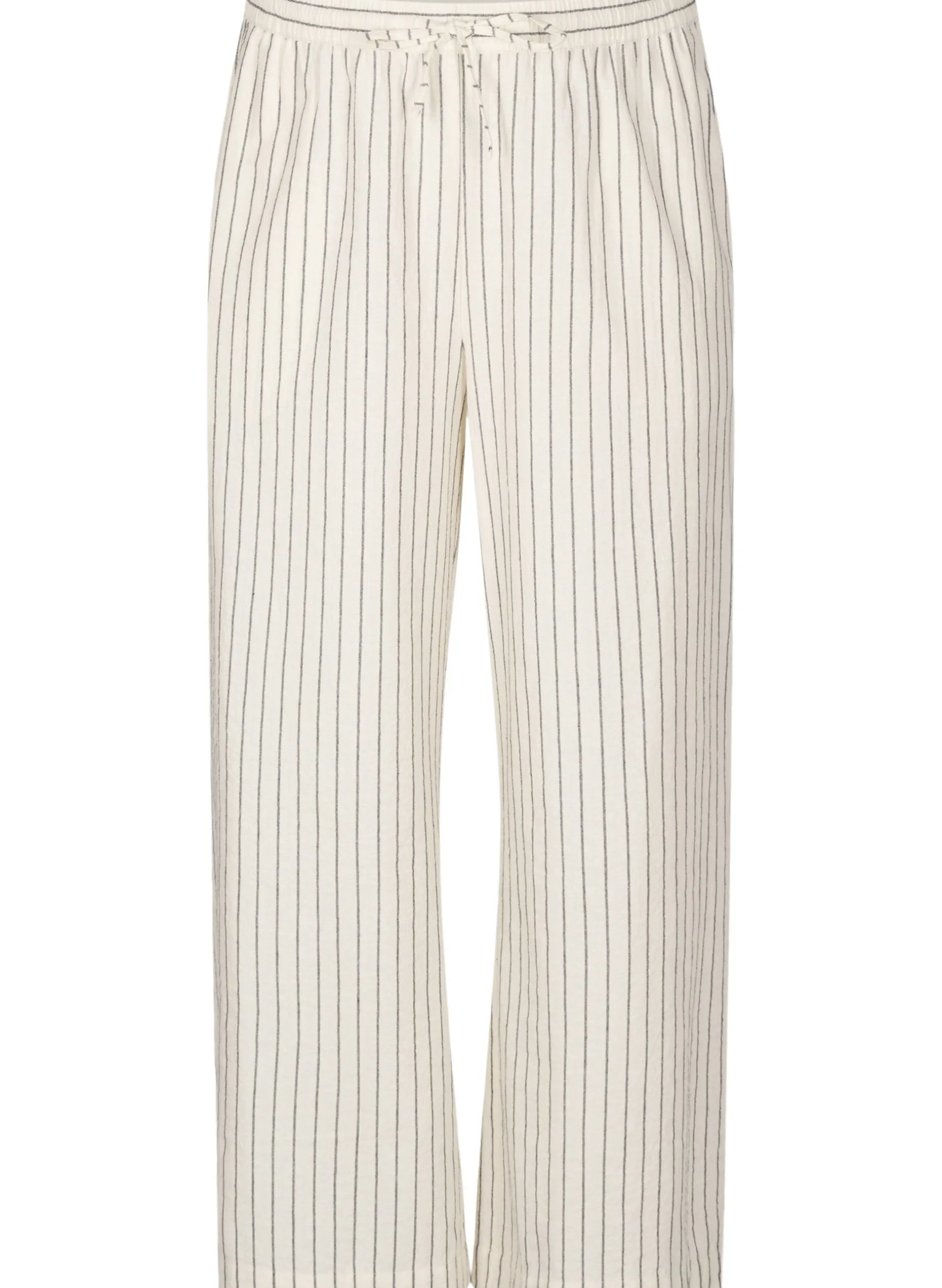 Lockere Hose mit hohem Bund und Taschen