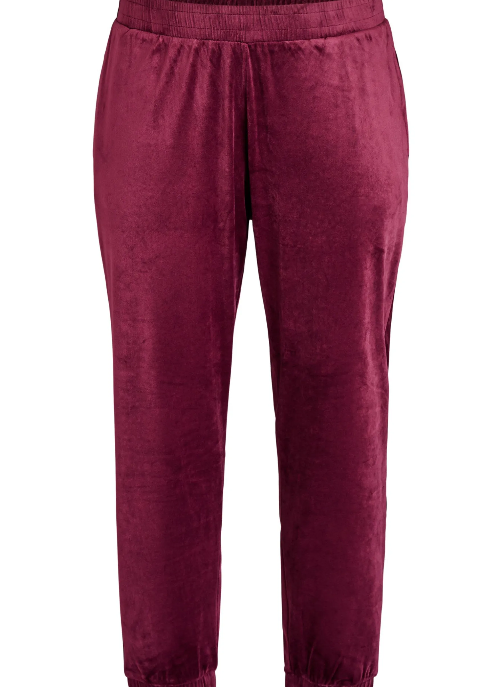 Lockere Samt-Hose