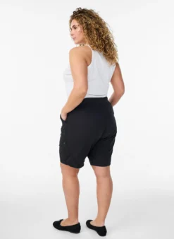 Lockere Shorts aus Baumwolle mit Taschen