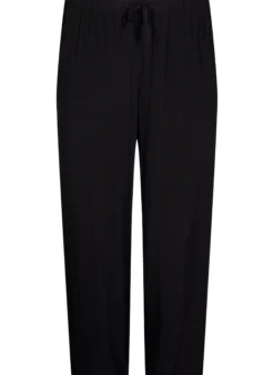 Lockere Viskosehose mit Taschen