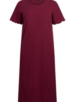 Maxikleid aus Jersey mit kurzen Ärmeln