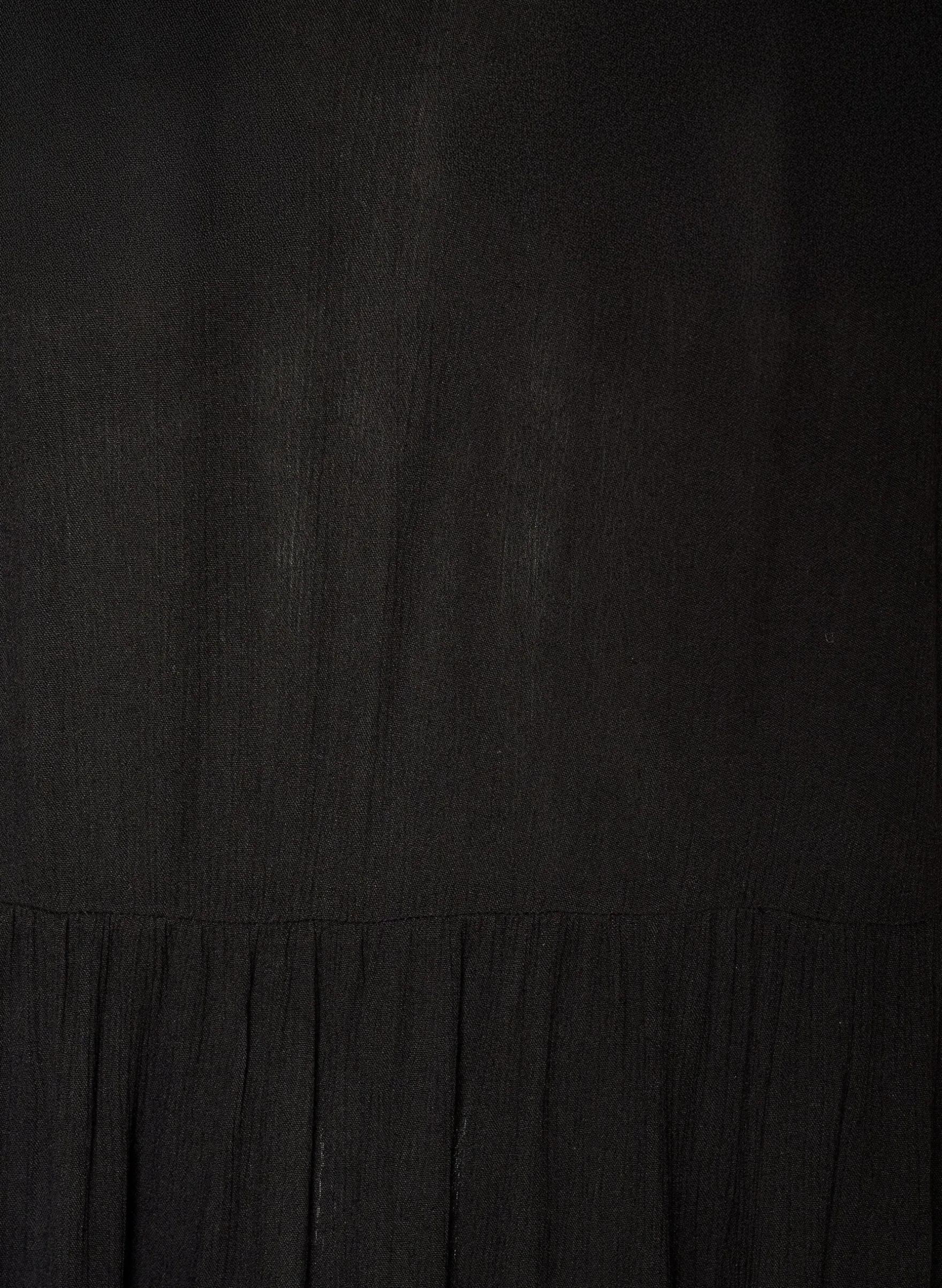 Midikleid aus Viskose mit Rüschenärmeln
