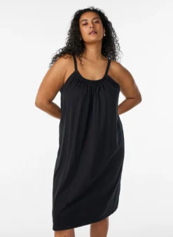 Midi-Trägerkleid aus Bio-Baumwolle