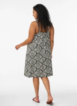 Midi-Trägerkleid aus Bio-Baumwolle