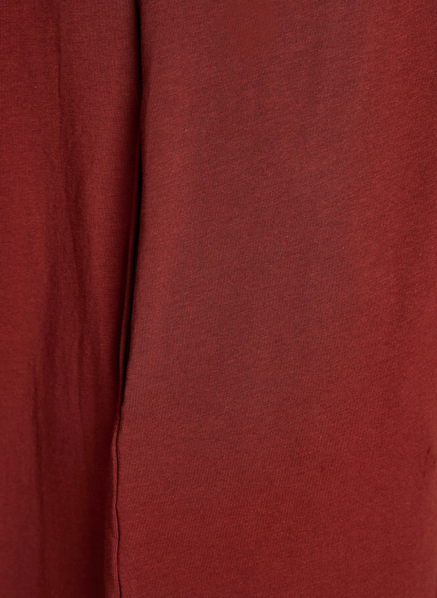 Midi-T-Shirtkleid mit V-Ausschnitt