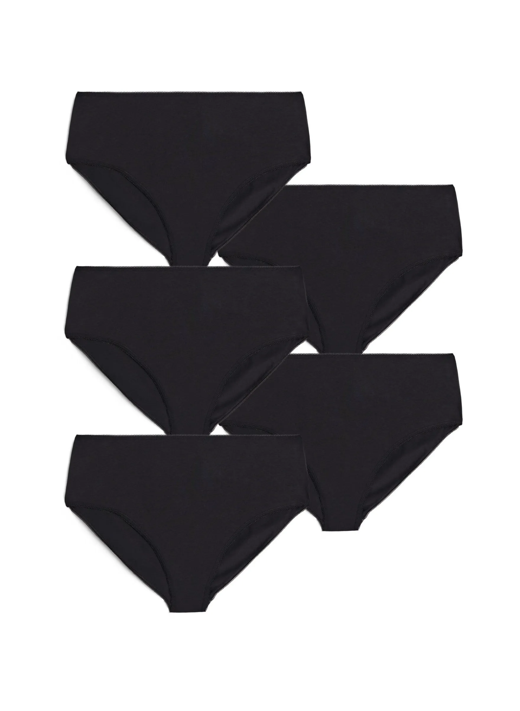 5-pack Bauwollunterhose mit normaler Taille