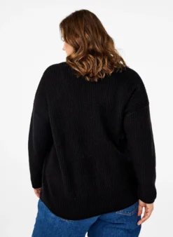 Pullover mit Streifenmuster und langen Ärmeln