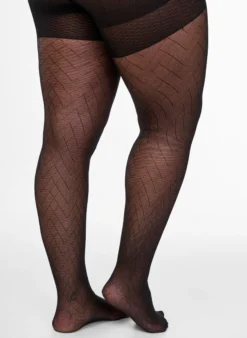 Push-up-Strumpfhose 50 den mit Muster