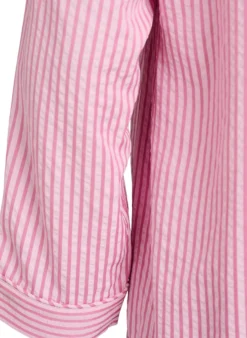 Pyjamahemd aus Seersucker mit langen Ärmeln