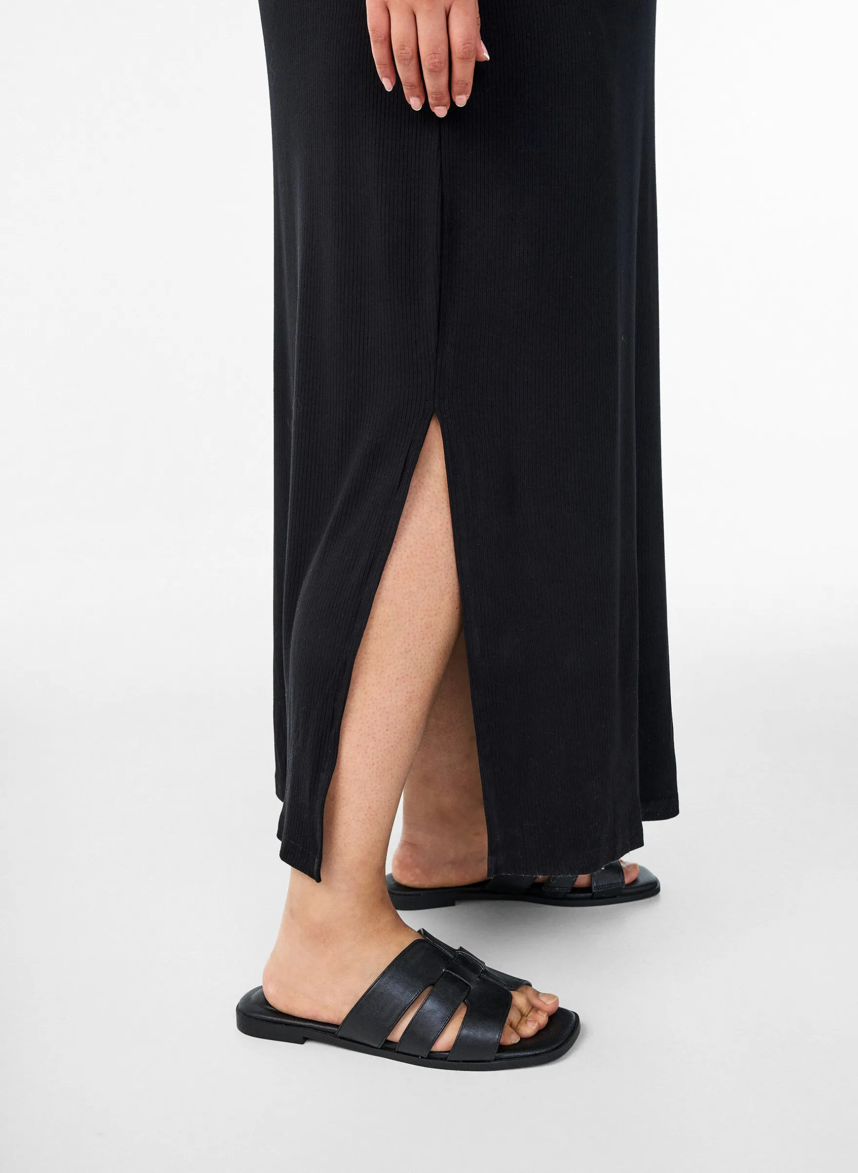 Ärmelloses Kleid in A-Linie