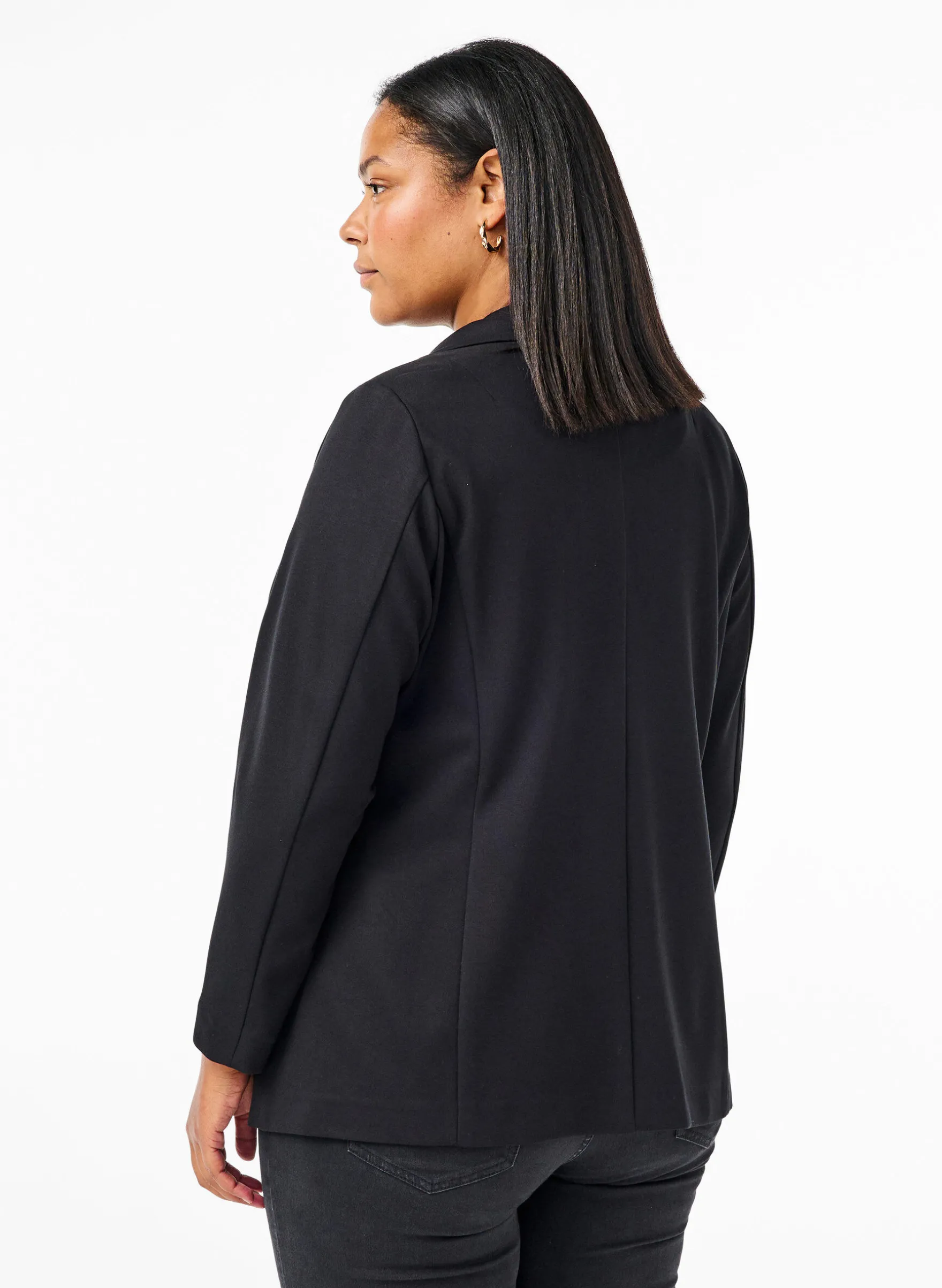 Schlichter Blazer mit Knopfverschluss