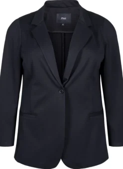 Schlichter Blazer mit Knopfverschluss