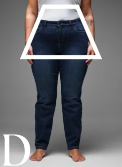 Slim fit Jeans mit normaler Taille