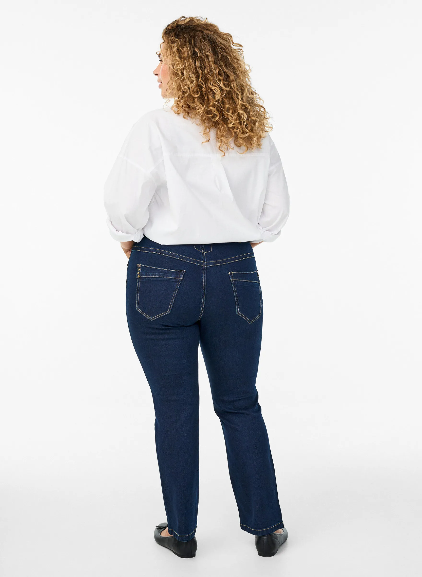 Slim Fit Vilma Jeans mit hoher Taille