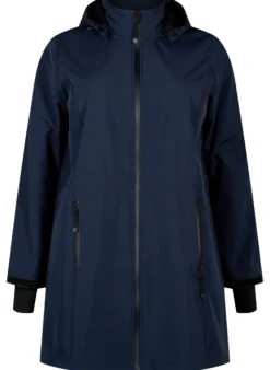 Softshell-Jacke mit abnehmbarer Kapuze