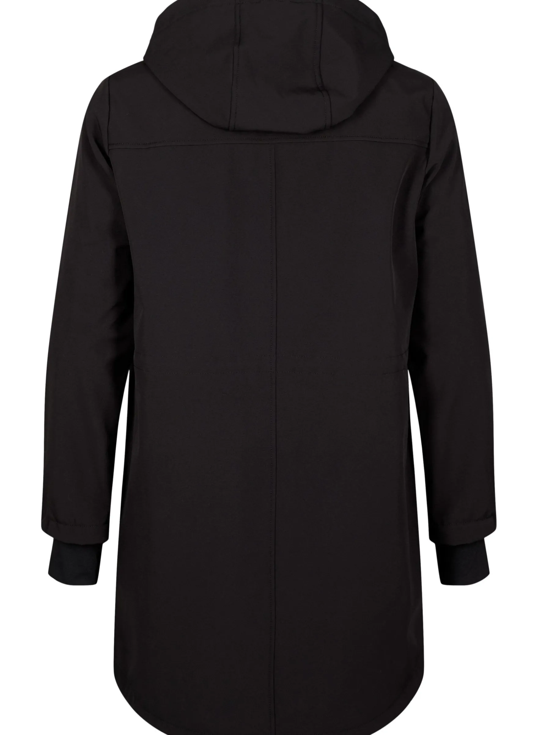 Softshell-Jacke mit abnehmbarer Kapuze