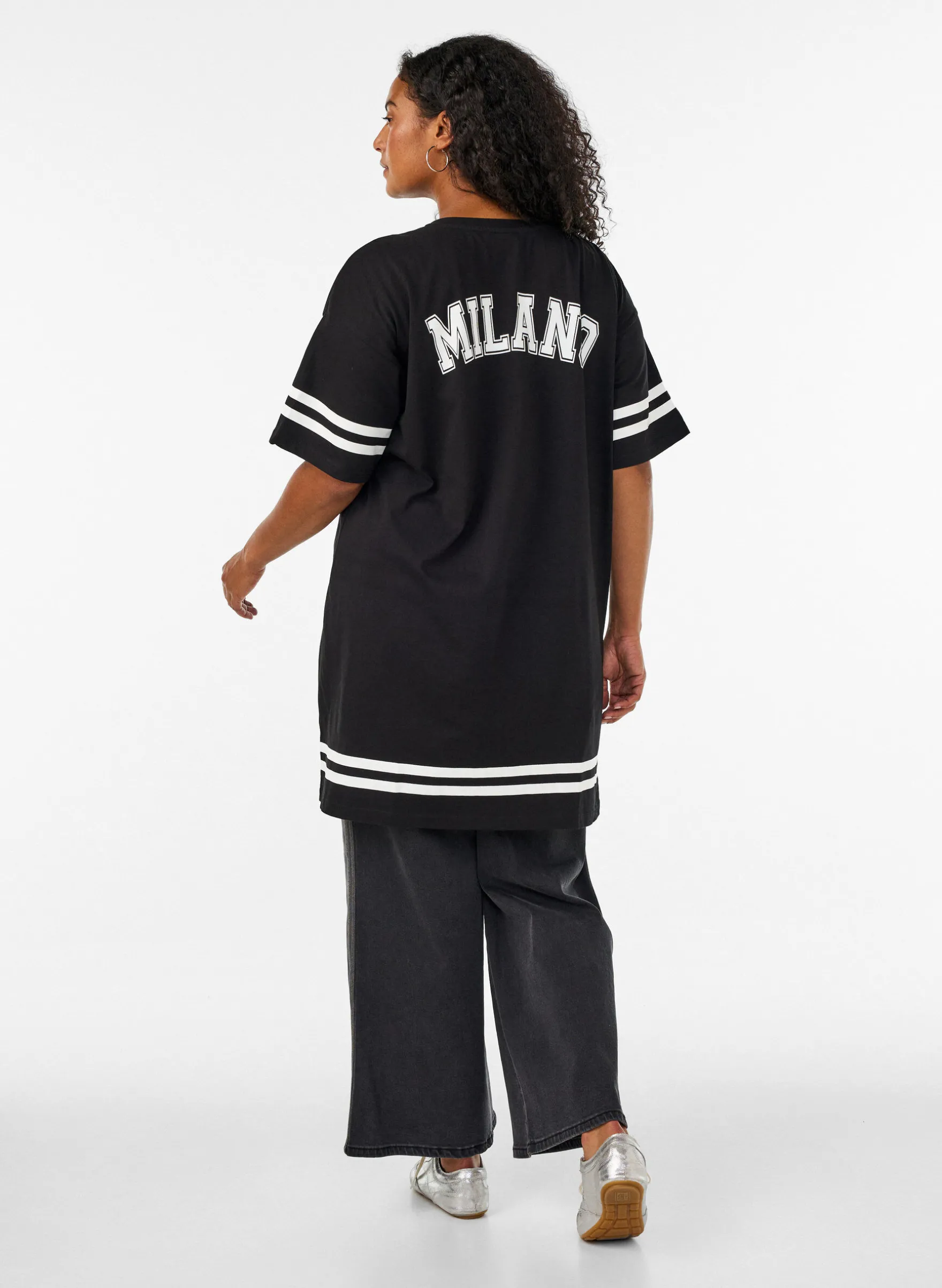 Sportliches T-Shirtkleid aus Baumwolle