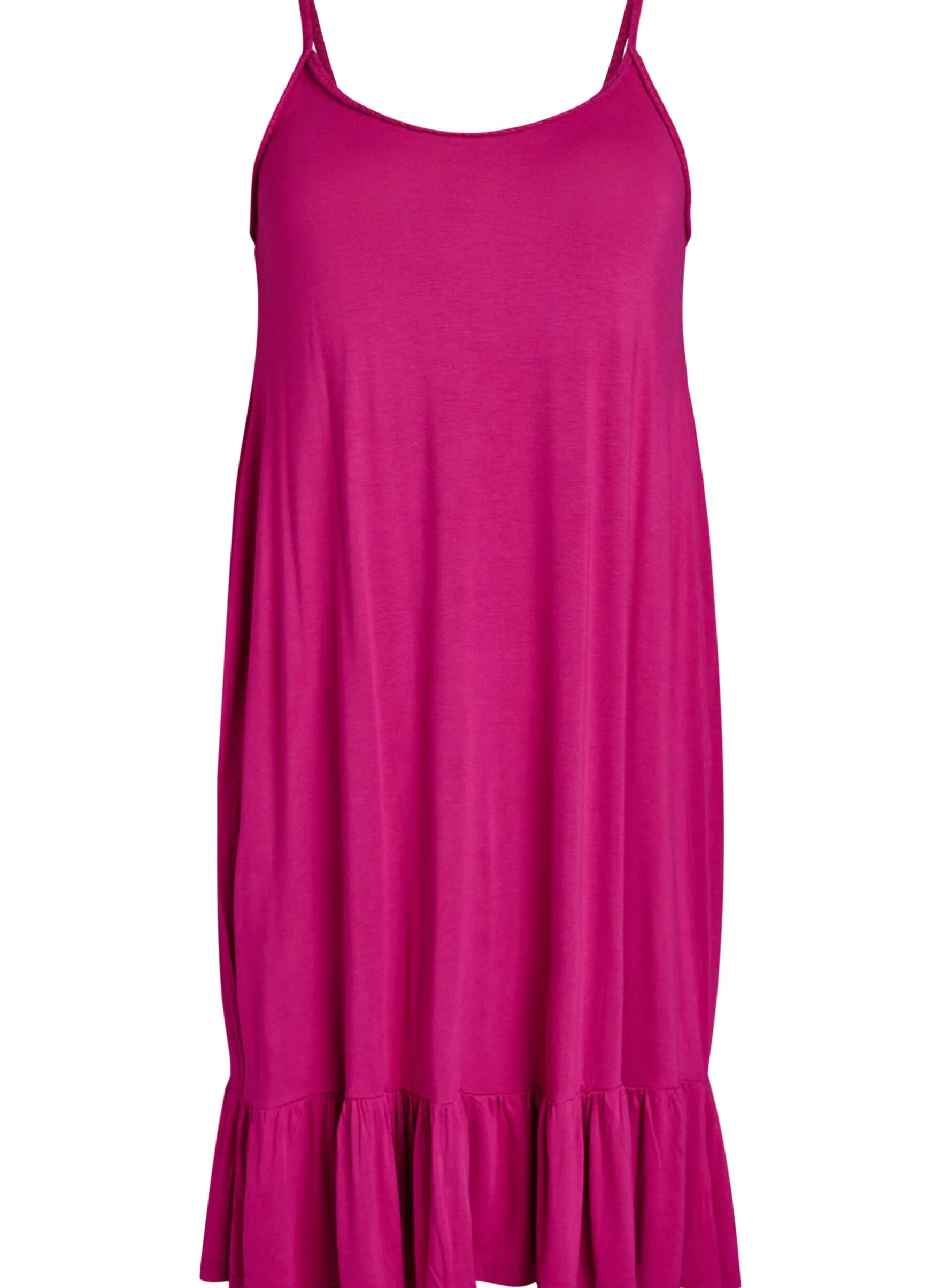 Strandkleid aus Viskose mit geflochtenen Trägern