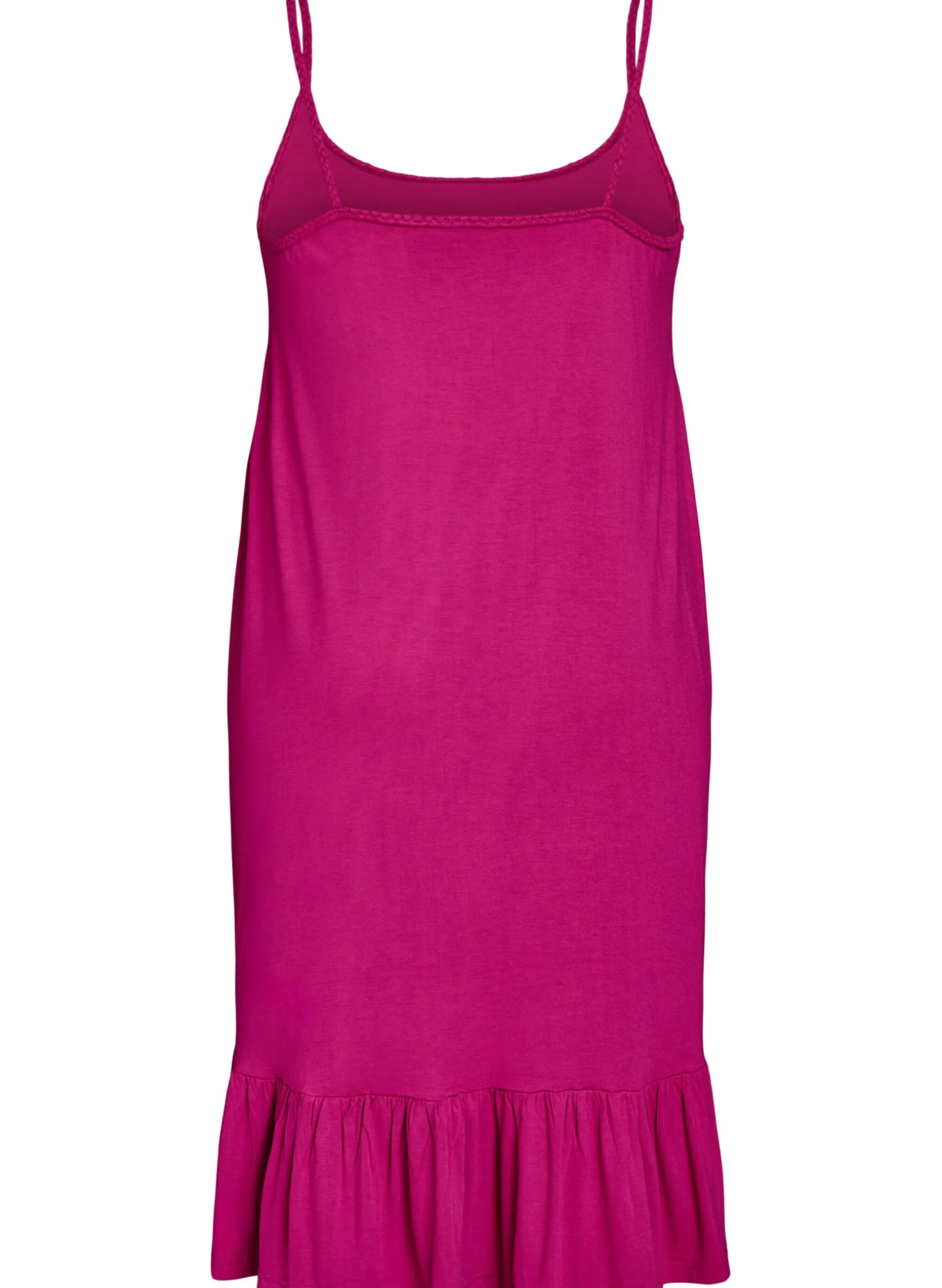 Strandkleid aus Viskose mit geflochtenen Trägern