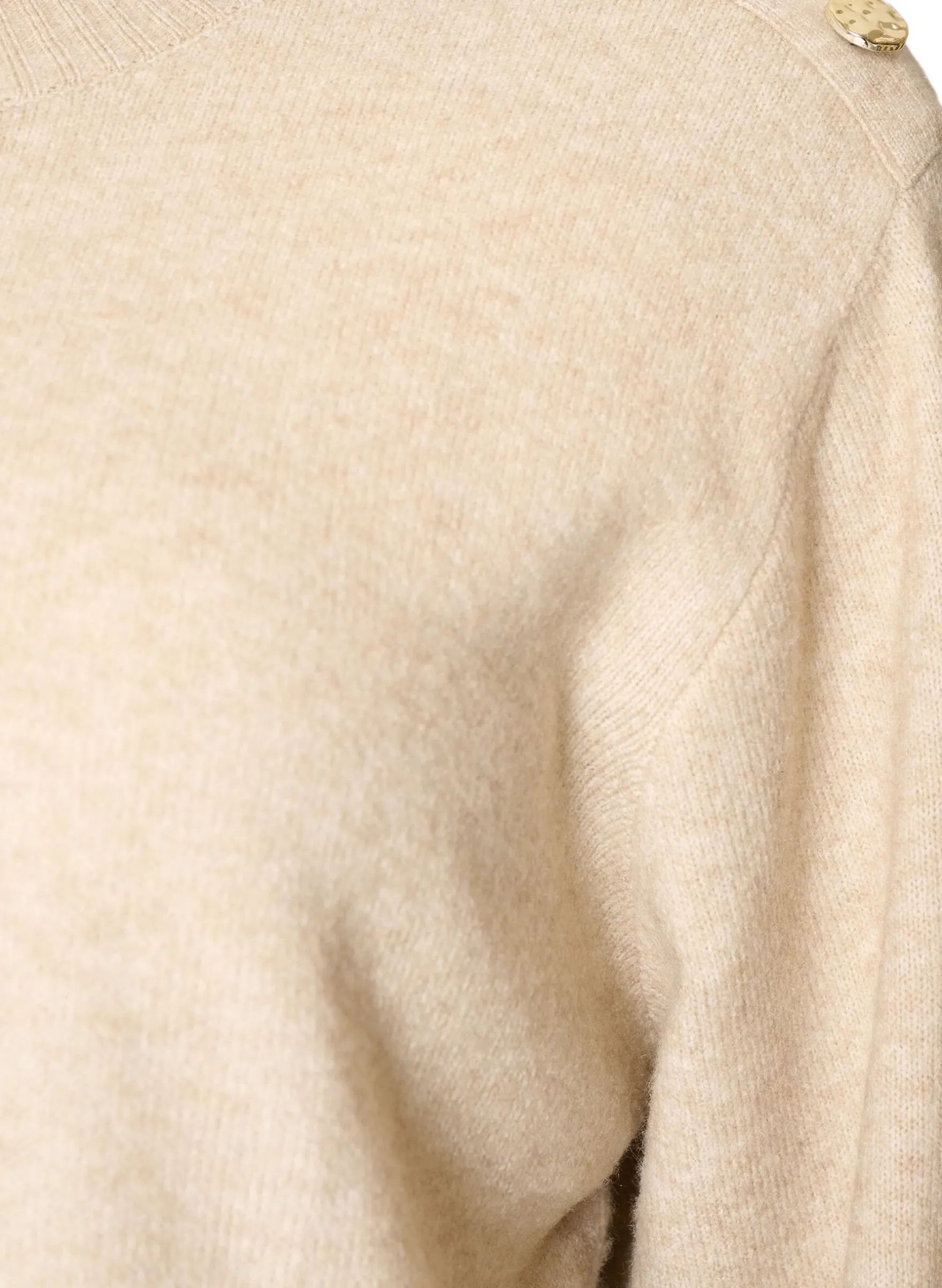 Strickbluse mit Knopfleiste