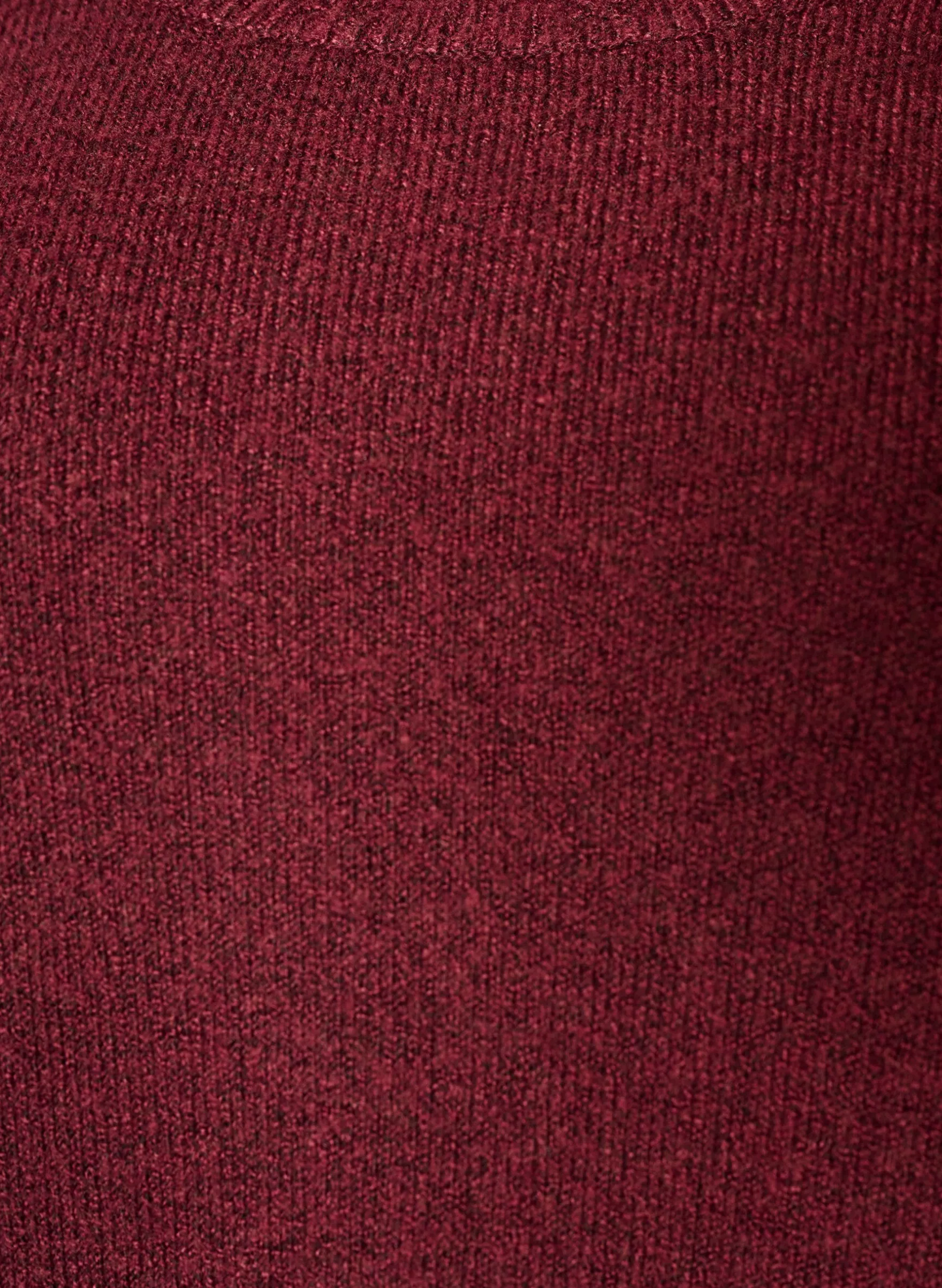 Strickbluse mit Wellenkante