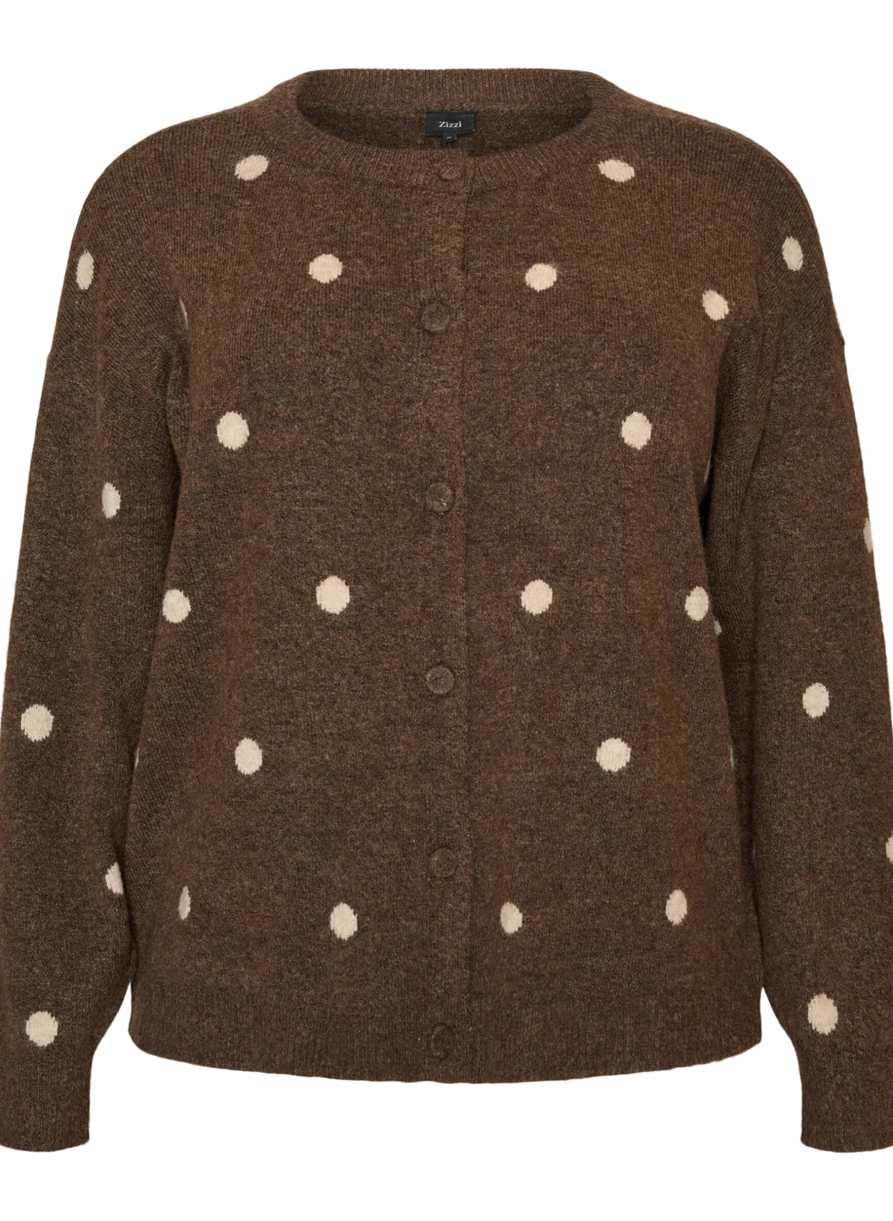 Strickjacke mit Punktmuster