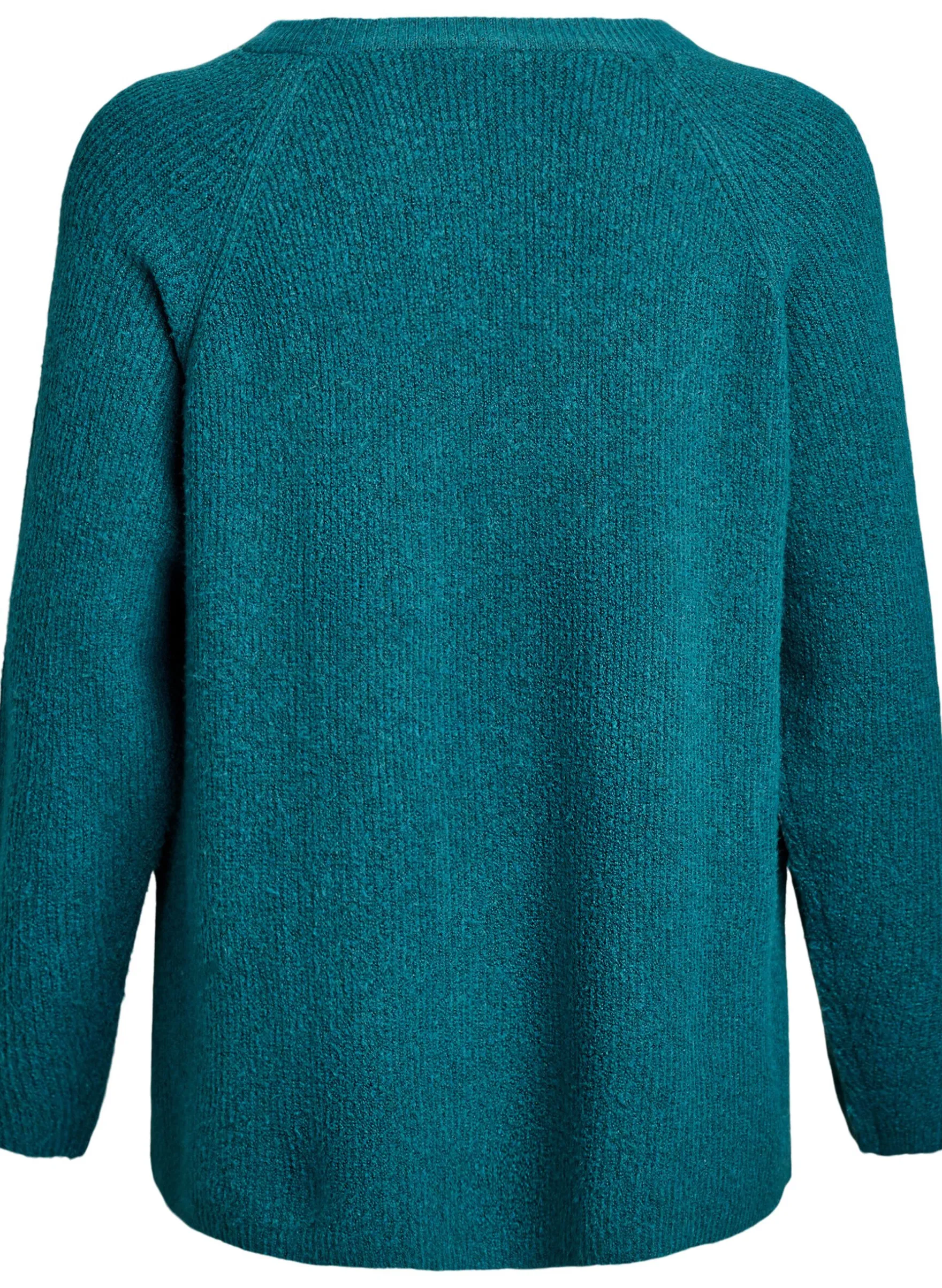 Strickpullover mit diagonalem Muster und Raglanärmeln