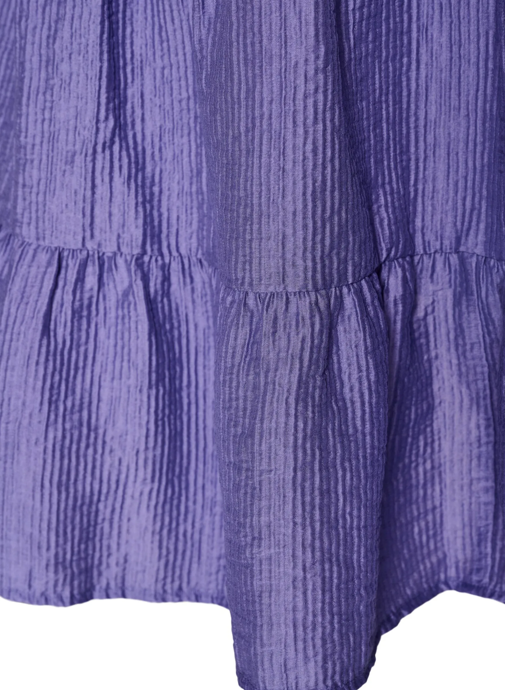 Strukturiertes A-Linien-Kleid