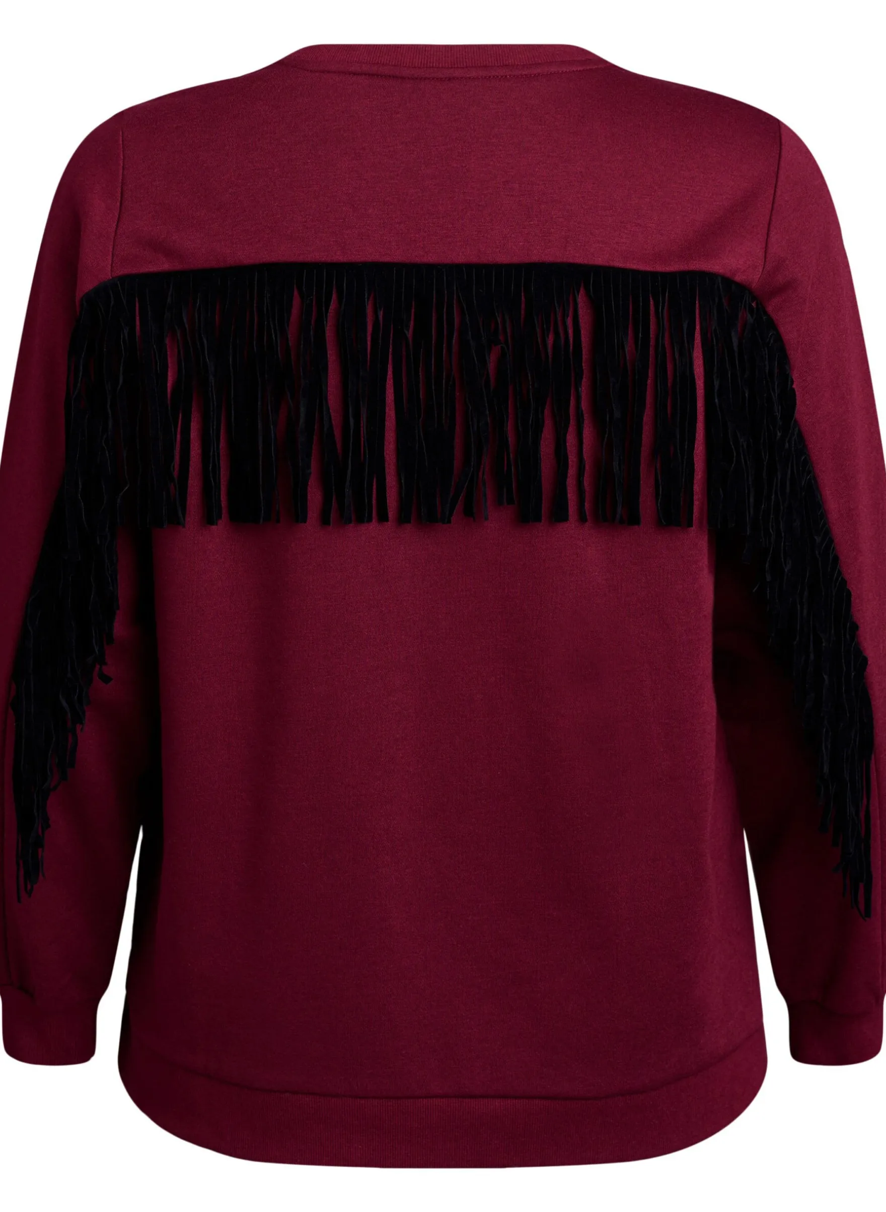 Sweatshirt mit Fransen