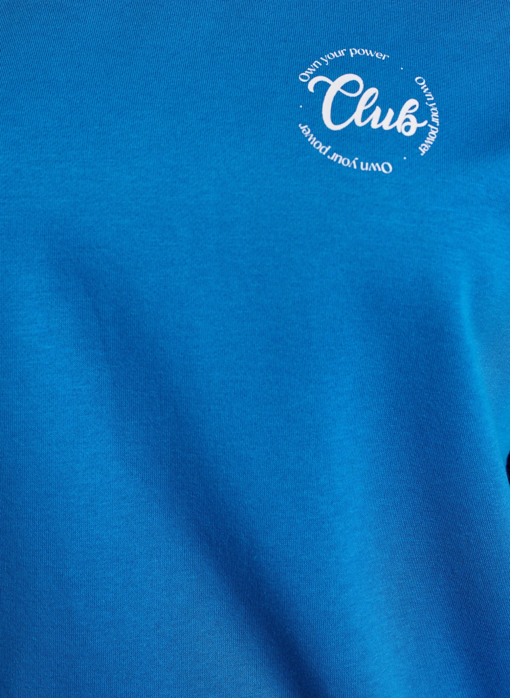 Sweatshirt mit Textprint