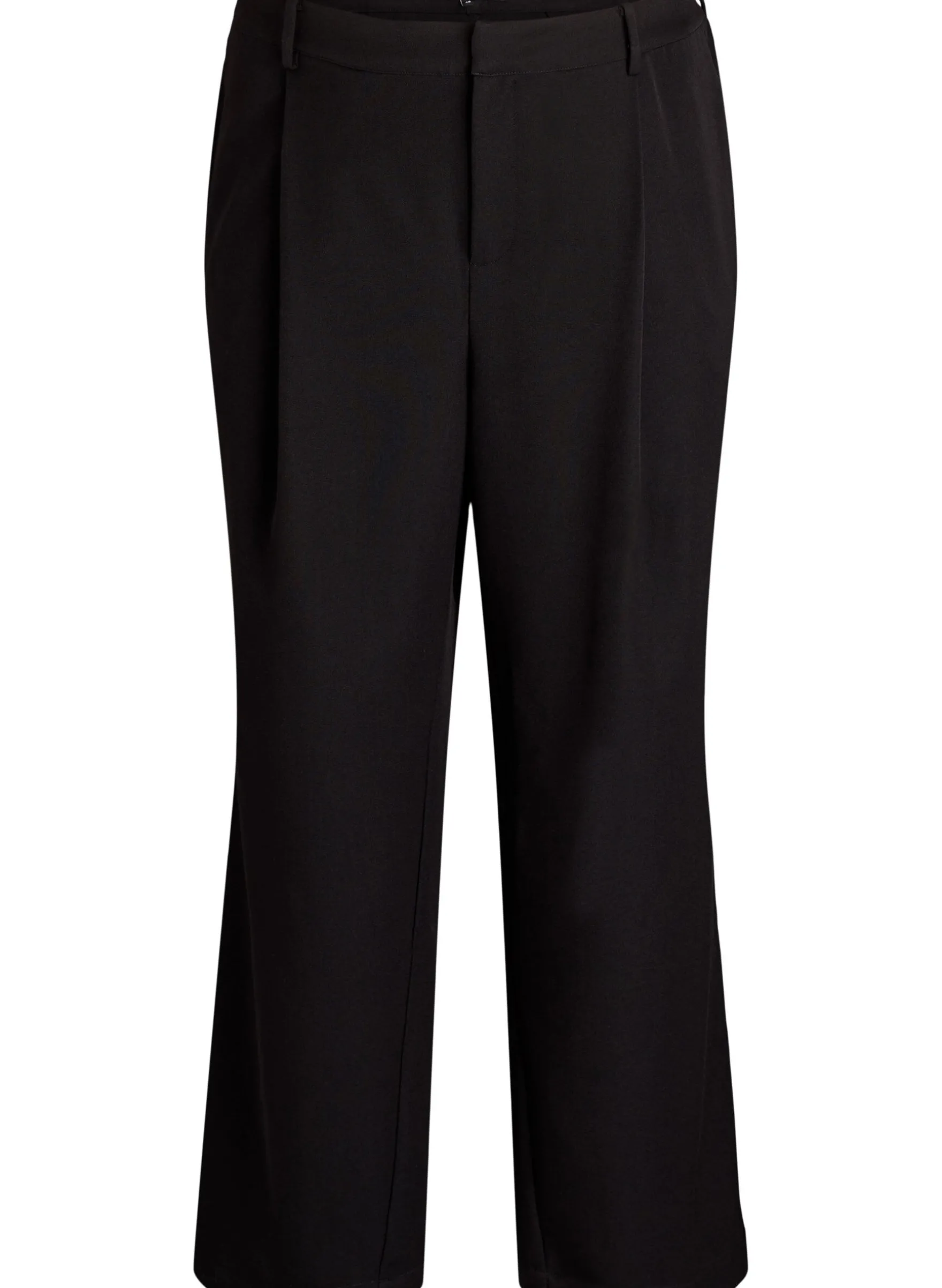 Taillierte Hose mit hoher Taille und geraden Beinen
