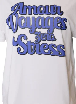 T-Shirt aus 100% Baumwolle mit kurzen Ärmeln und Print