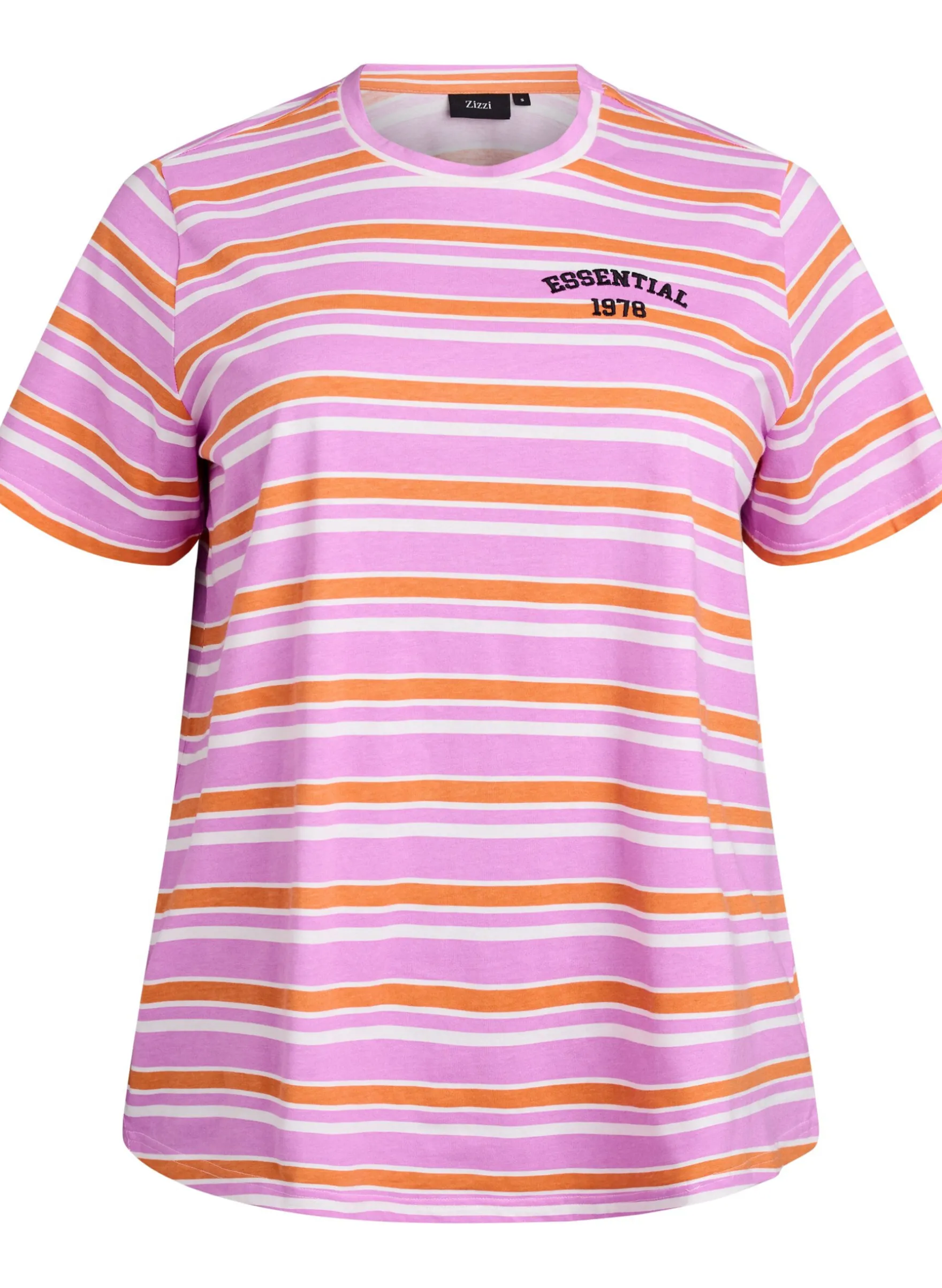 T-Shirt aus Baumwolle mit Streifen