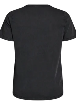 T-Shirt aus Bio-Baumwolle mit Rockprint