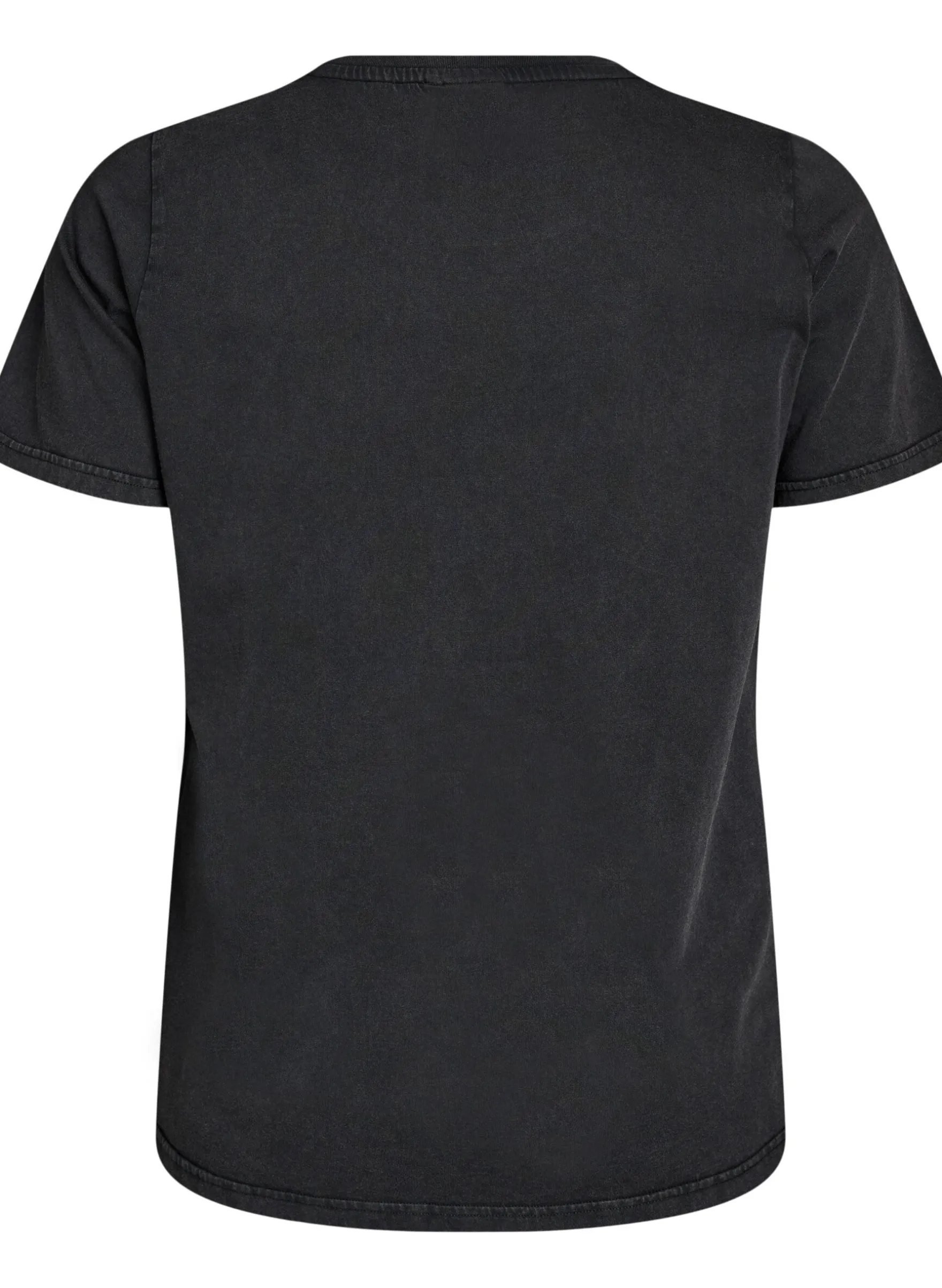 T-Shirt aus Bio-Baumwolle mit Rockprint
