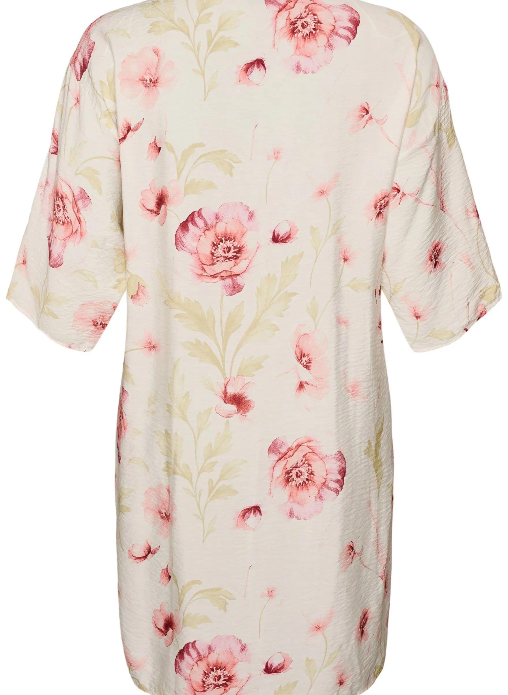 Viskose-Kimono mit 3/4-Ärmeln