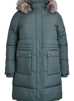 Wasserabweisender Parka mit Kunstpelzkragen
