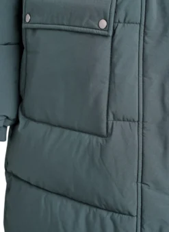 Wasserabweisender Parka mit Kunstpelzkragen