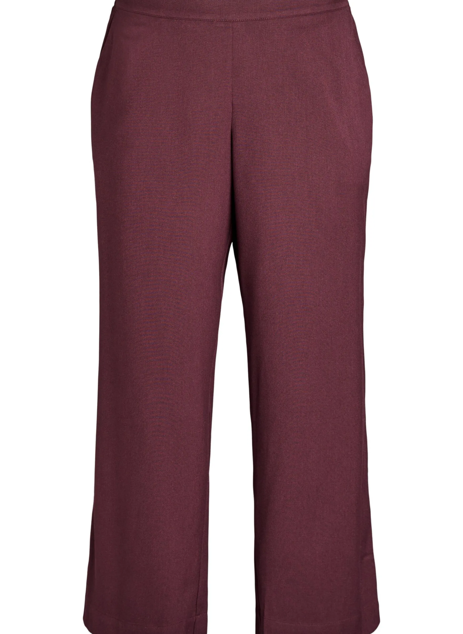 Weite Hose mit hoher Taille